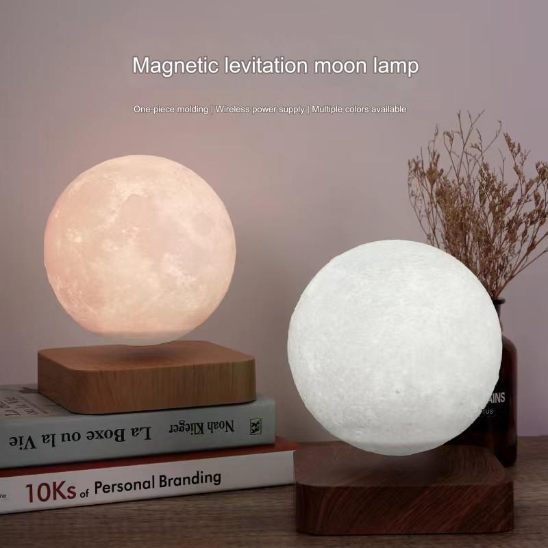 Magnetic Levitation Moon Lamp - 3D Printed Lunar Design, Floating Starry Sky Lamp, Single-Piece Moon Lamp Dropshipping