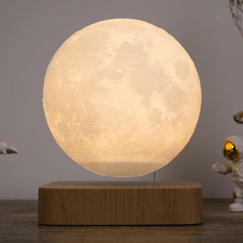 Magnetic Levitation Moon Lamp - 3D Printed Lunar Design, Floating Starry Sky Lamp, Single-Piece Moon Lamp Dropshipping