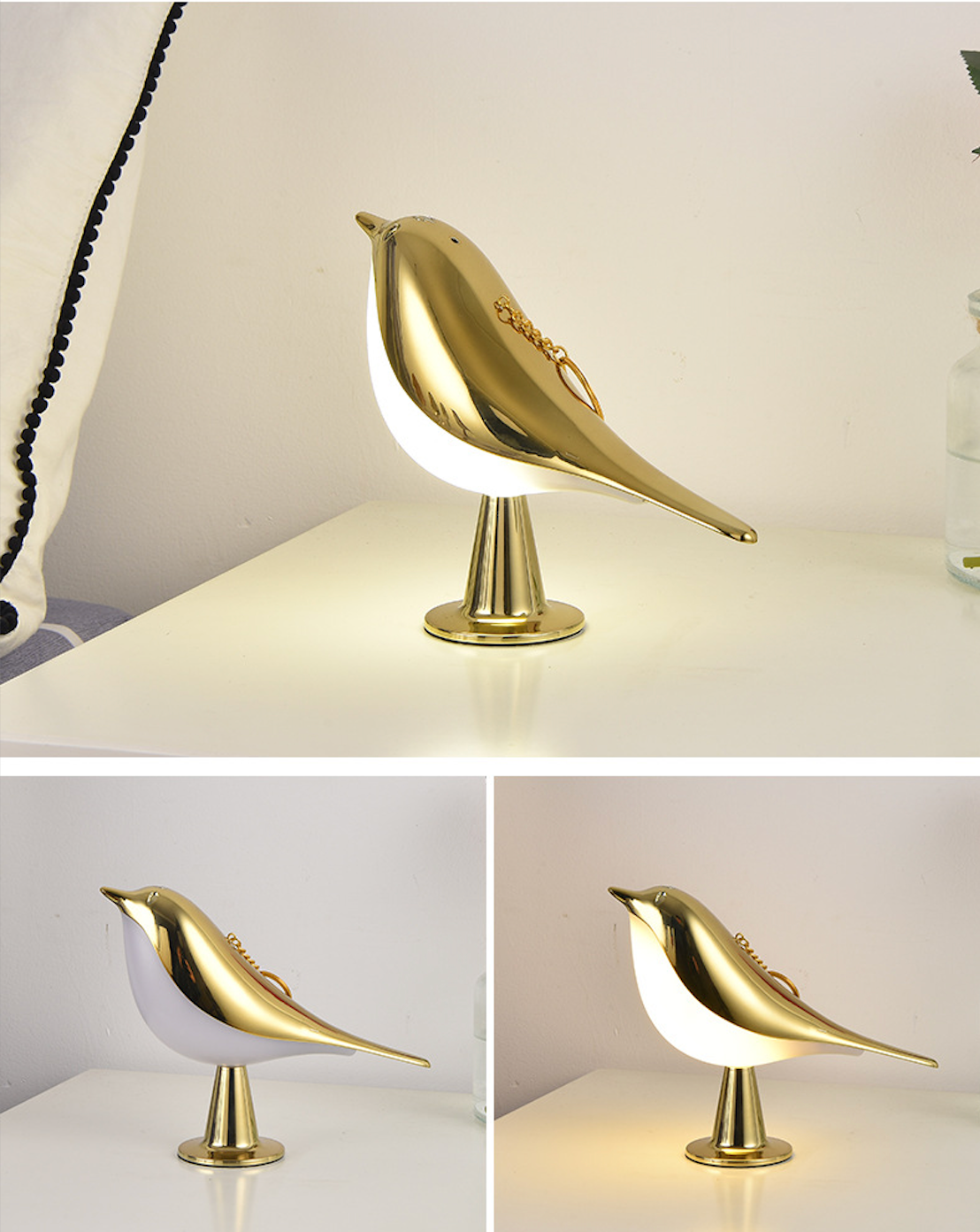 Creative Magpie Aromatherapy Lamp - Perfect for Car and Bedroom Décor