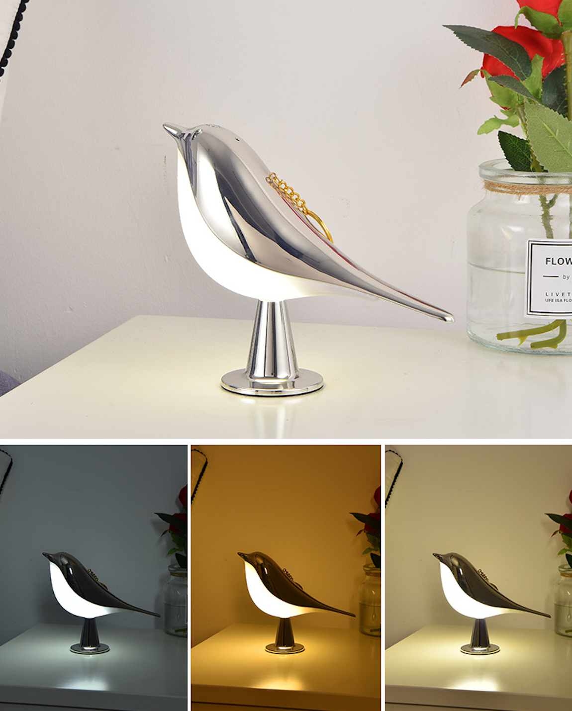 Creative Magpie Aromatherapy Lamp - Perfect for Car and Bedroom Décor